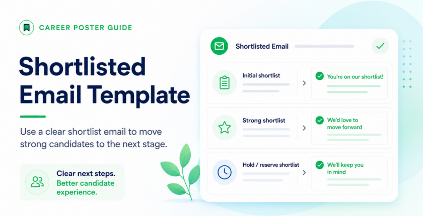 Shortlisted email template for employers