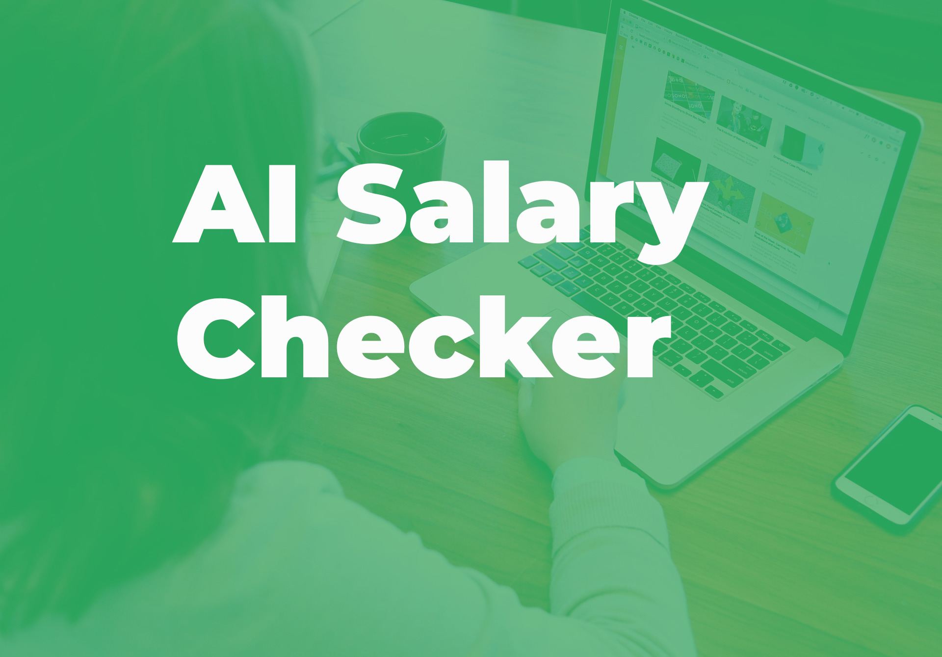 AI Salary Checker Career Poster