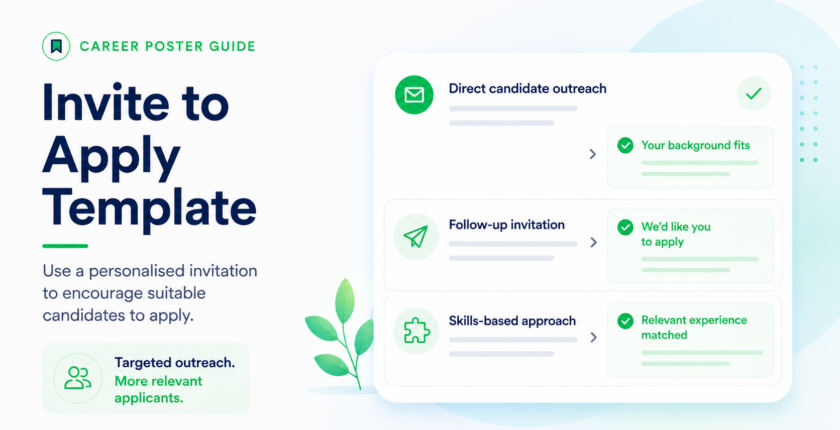 Invite to apply template for candidate outreach