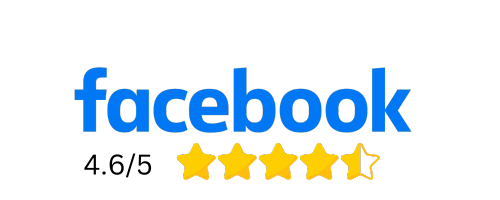 Facebook reviews, stars showing 4.6