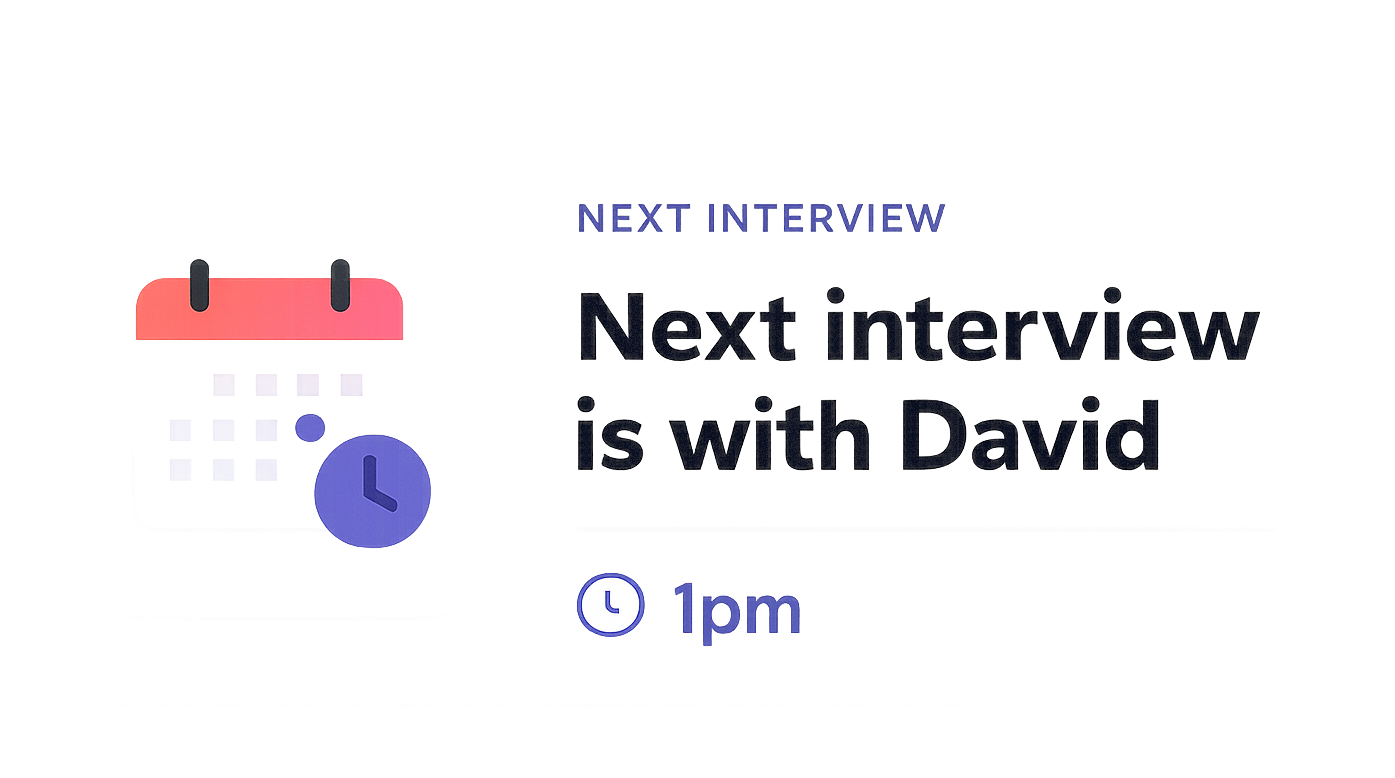 Next interview