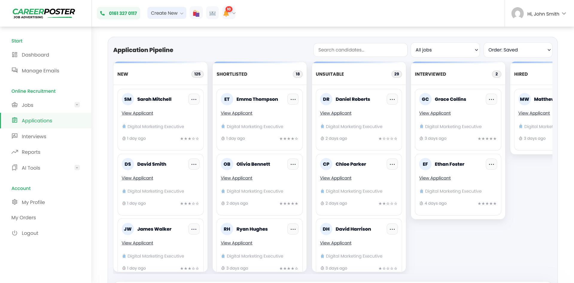 Application pipelines