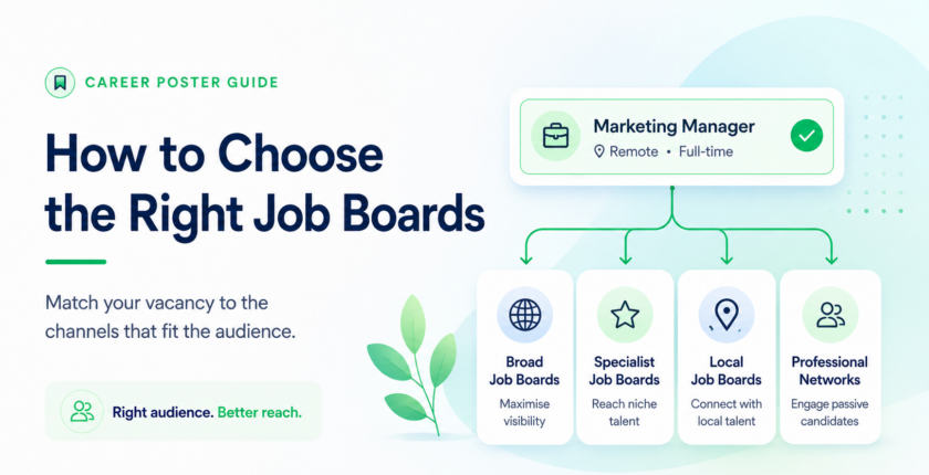 How to choose the right job boards for your vacancy