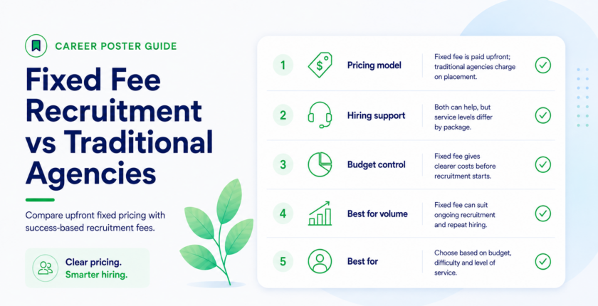 Fixed fee recruitment vs traditional agencies comparison