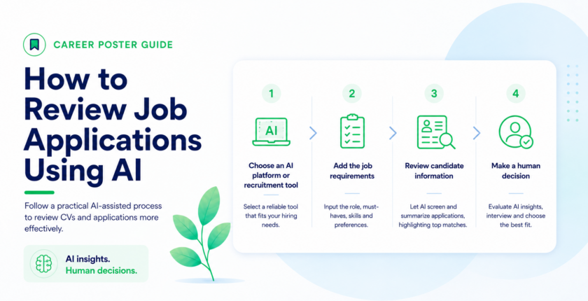How to review job applications using AI