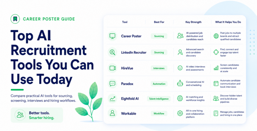 Top AI recruitment tools for employers