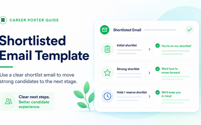 Shortlisted email template for employers